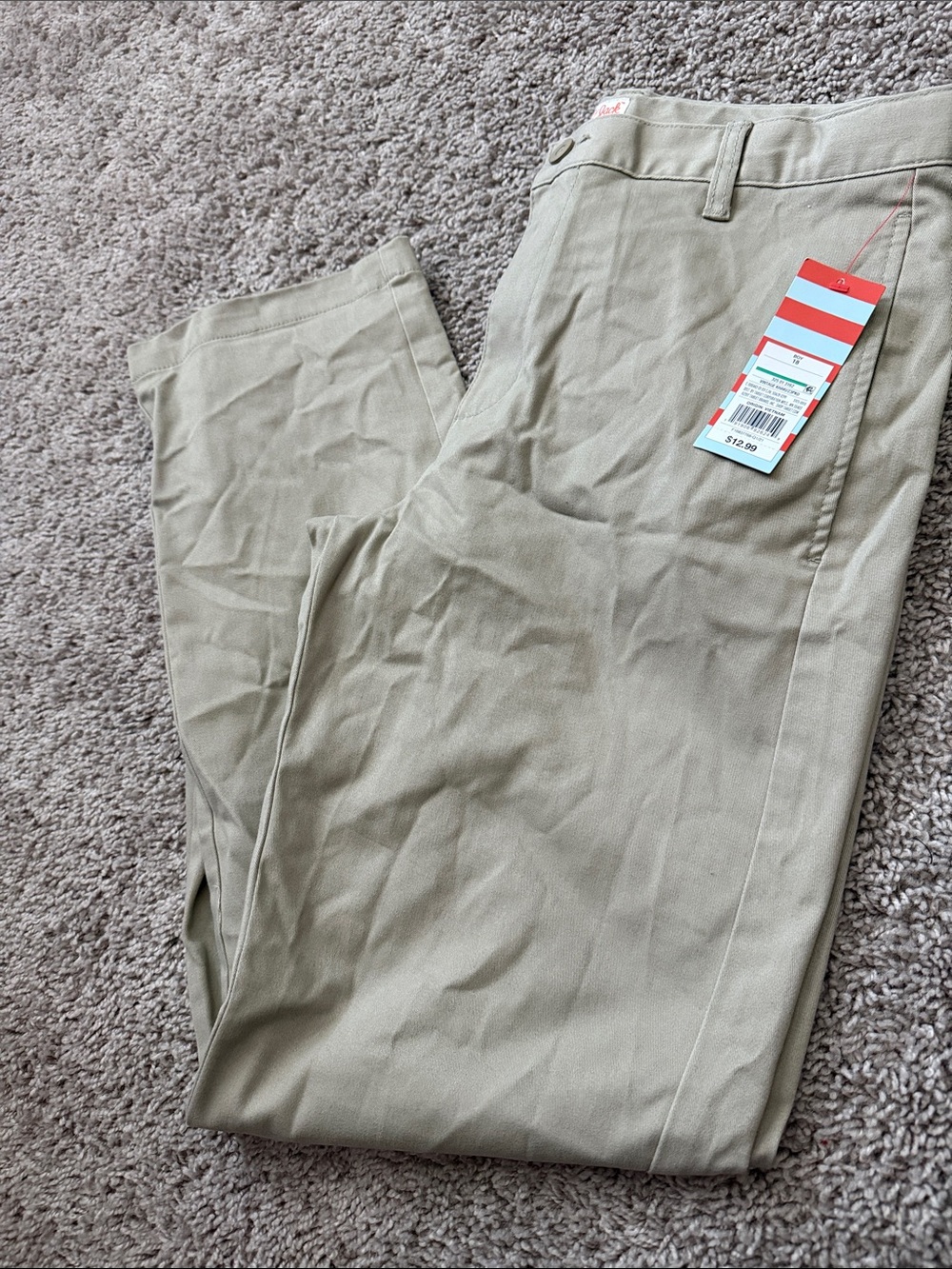 Cat & Jack Men's Classic Chino Pants - Light Khaki